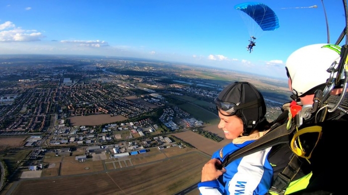 Sprung in den Herbst