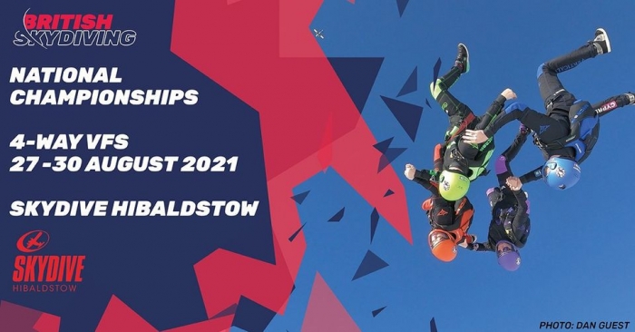 National Championships in 4-Way Vertical Formation Skydiving