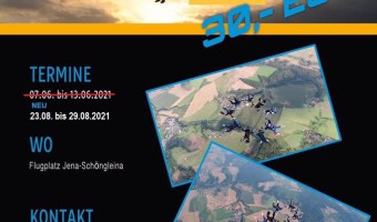 Sprunglager auf dem Flugplatz Jena-Schöngleina