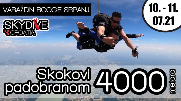 Skydiving Boogie in Varaždin by Skydive Croatia