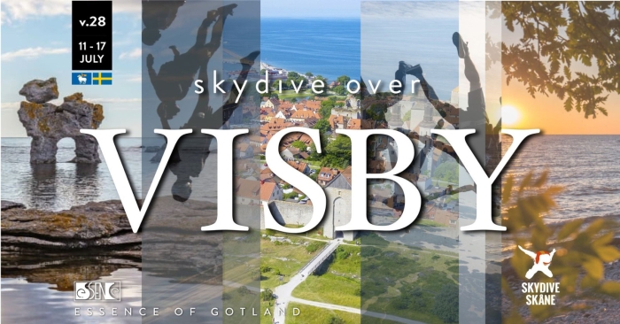 Skydive Over Visby