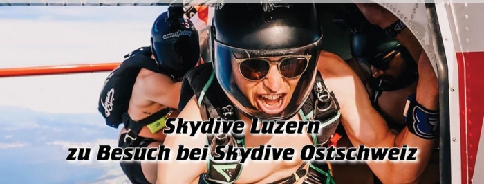Skydive Luzern zu Besuch bei Skydive Ostschweiz